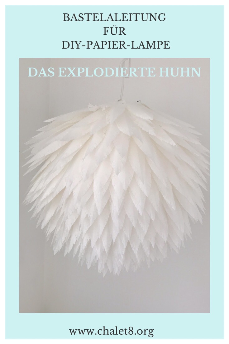 Diy Anleitung Fur Diy Papier Lampe Das Explodierte Huhn