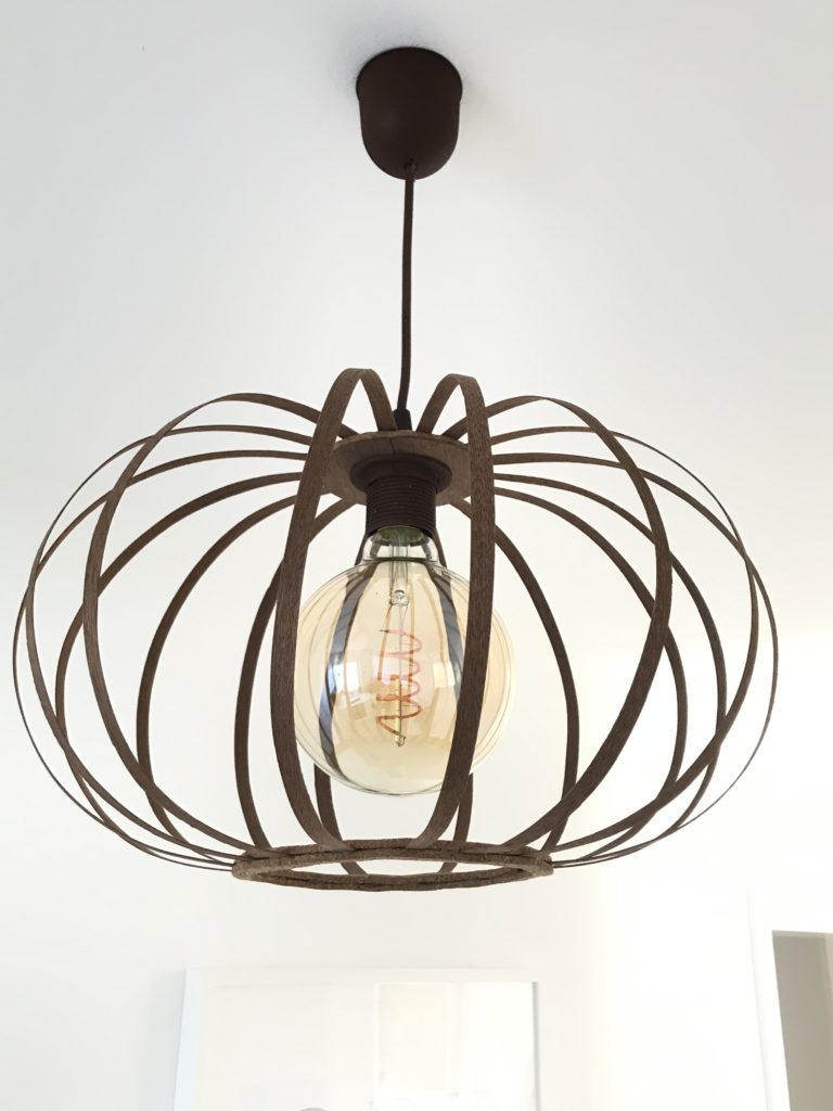 Furnierholzlampe, Designerlampe, Lampe, Chalet8, DIY, Blog, #Furnierholzlampe